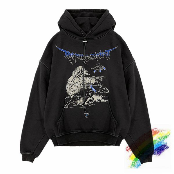 streetwear represent pullovers men women 1:1 quality washed do old vintage hoodie sweatshirts, Blue;black
streetwear represent pullovers men women 1:1 quality washed do old vintage hoodie sweatshirts, Blue;black