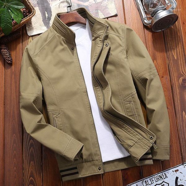 spring autumn jacket men casual stand collar windbreaker mens clothing streetwear m-4xl cotton chamarras para hombre1, Black;brown
spring autumn jacket men casual stand collar windbreaker mens clothing streetwear m-4xl cotton chamarras para hombre1, Black;brown