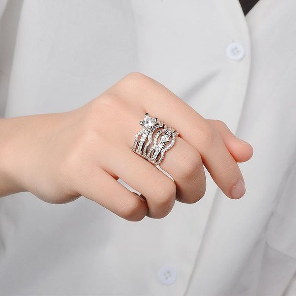 double fair luxury full of zircon white gold color 2 pcs wedding engagement ring sets for women gift fashion jewelry kar398, Slivery;golden
double fair luxury full of zircon white gold color 2 pcs wedding engagement ring sets for women gift fashion jewelry kar398, Slivery;golden