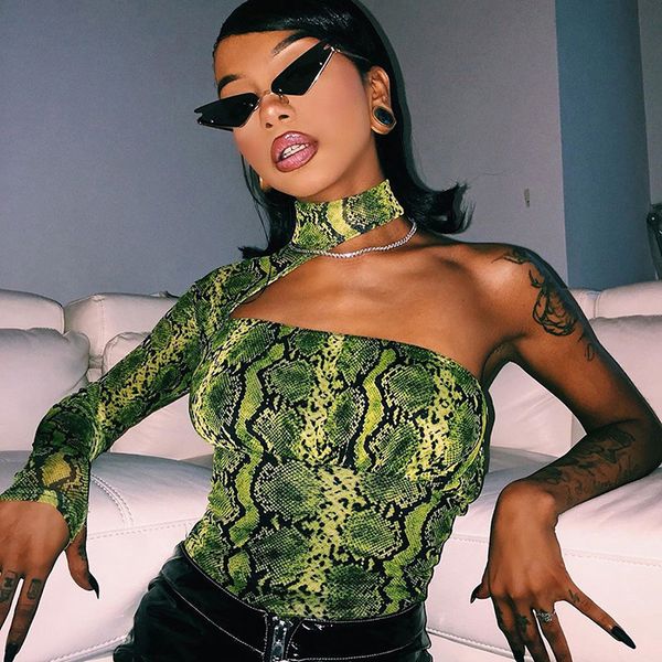 fashion snake printing women's bodysuits one-shoulder stand collar lady's jumpsuits & rompers sliming lap 100% polyester, Black;white
fashion snake printing women's bodysuits one-shoulder stand collar lady's jumpsuits & rompers sliming lap 100% polyester, Black;white