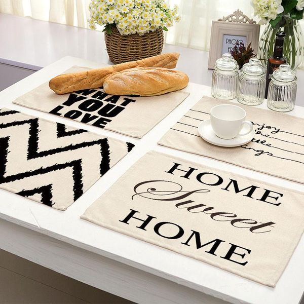 1pcs geometric letter pattern placemat dining table mats drink coasters cotton linen pads 42*32cm kitchen accessories1
1pcs geometric letter pattern placemat dining table mats drink coasters cotton linen pads 42*32cm kitchen accessories1