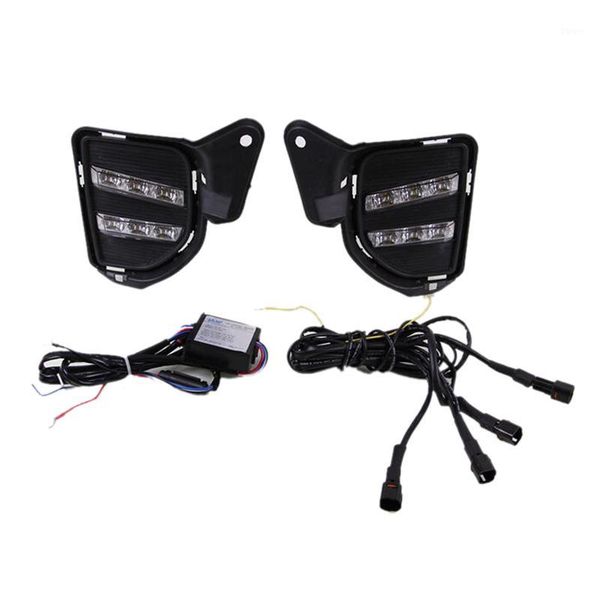 fog lights for hiace 2014-16 led daytime running light drl lamps car styling1