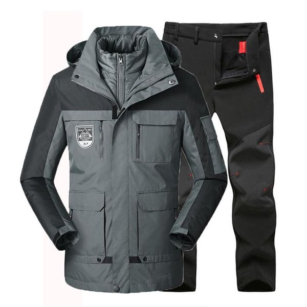outdoor jackets&hoodies men winter waterproof fish pants hiking trousers camp ski climb suit detachable cotton jackets coat hood windbreaker, Blue;black
outdoor jackets&hoodies men winter waterproof fish pants hiking trousers camp ski climb suit detachable cotton jackets coat hood windbreaker, Blue;black