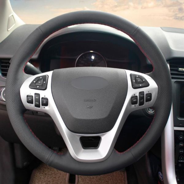 steering wheel covers black natural leather car cover for explorer 2011-2021 taurus 2012-2021 edge 2011-2014
steering wheel covers black natural leather car cover for explorer 2011-2021 taurus 2012-2021 edge 2011-2014