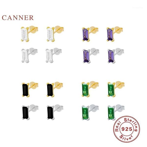 canner square green purple earrings black gem earrings for women real 925 sterling silver piercing stud fine jewelry1, Golden;silver
canner square green purple earrings black gem earrings for women real 925 sterling silver piercing stud fine jewelry1, Golden;silver