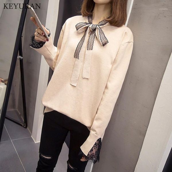 knitted sweater women winter basic fashion bow tie lace up elasticity elegant ladies pullovers sweaters solid loose jumpers1, White;black
knitted sweater women winter basic fashion bow tie lace up elasticity elegant ladies pullovers sweaters solid loose jumpers1, White;black