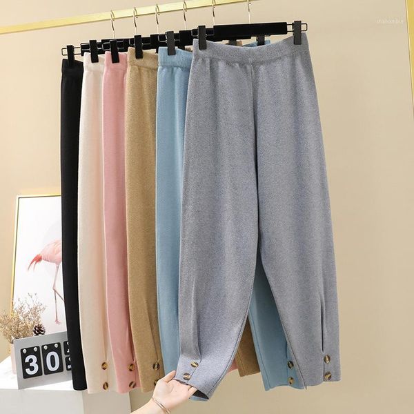women elastic waist drawstring trousers thick knitted harem pants autumn winter sport swear women's pants new bottoms 20201, Black;white
women elastic waist drawstring trousers thick knitted harem pants autumn winter sport swear women's pants new bottoms 20201, Black;white