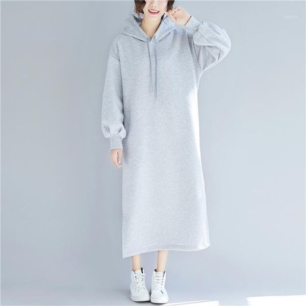 p ammy 2019 new warm simple hooded puff sleeve casual loose large size plus velvet sweatshirt dress women solid long pullover1, Black
p ammy 2019 new warm simple hooded puff sleeve casual loose large size plus velvet sweatshirt dress women solid long pullover1, Black