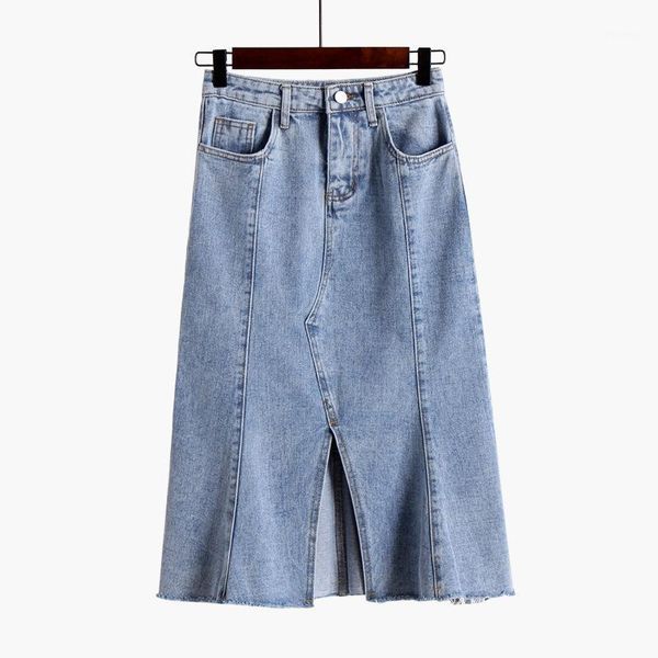 denim skirt female 2019 spring and summer new high waist split thin slim long bag hip skirt1, Black
denim skirt female 2019 spring and summer new high waist split thin slim long bag hip skirt1, Black