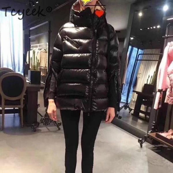 tcyeek brand winter female jackets light women's down jacket hooded clothes 2019 korean thick warm duck down coat hiver lw15251, Black
tcyeek brand winter female jackets light women's down jacket hooded clothes 2019 korean thick warm duck down coat hiver lw15251, Black