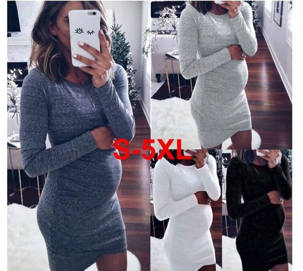 autumn maternity dresses women o-neck long sleeve bodycon casual dress home clothes maternity dress plus size1, Black;gray
autumn maternity dresses women o-neck long sleeve bodycon casual dress home clothes maternity dress plus size1, Black;gray