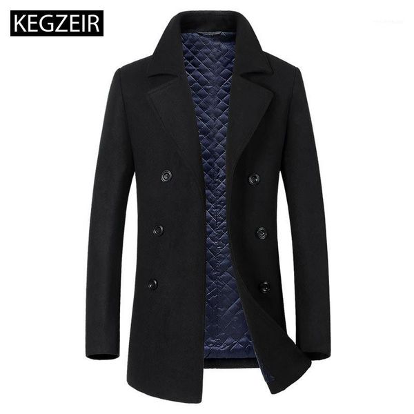 kegzeir 2019 winter jacket men wool double breasted woolen mens coats and jackets casual mens peacoat erkek kaban, Black
kegzeir 2019 winter jacket men wool double breasted woolen mens coats and jackets casual mens peacoat erkek kaban, Black