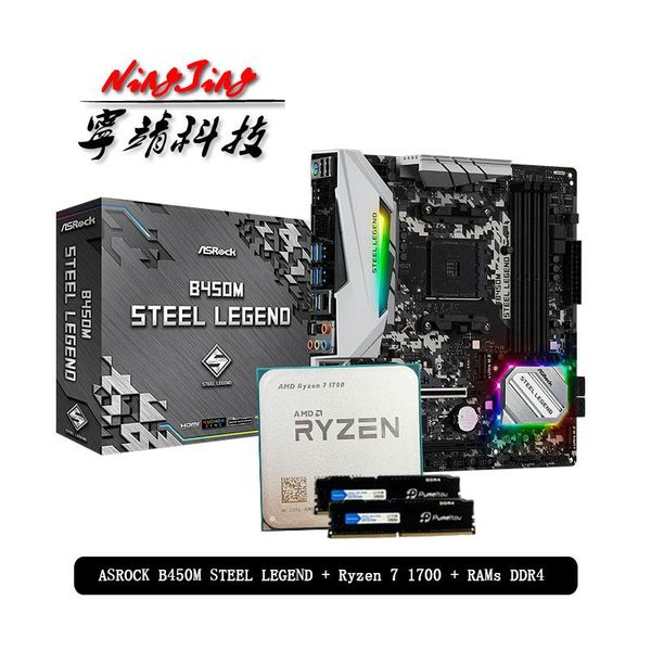 rams amd ryzen 7 1700 r7 cpu + asrock b450m steel legend motherboard pumeitou ddr4 2666mhz suit socket am4 without cooler
rams amd ryzen 7 1700 r7 cpu + asrock b450m steel legend motherboard pumeitou ddr4 2666mhz suit socket am4 without cooler