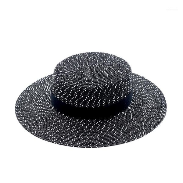 wide brim hats fashion lady straw hat side summer black flat ms panama beach1, Blue;gray
wide brim hats fashion lady straw hat side summer black flat ms panama beach1, Blue;gray