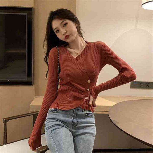woman sweaters femme chandails knitted autumn and winter short v-neck slim fit sweater pull hiver, White;black
woman sweaters femme chandails knitted autumn and winter short v-neck slim fit sweater pull hiver, White;black