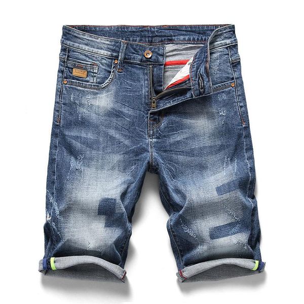 2020 summer new men's denim shorts fashion casual classic elasticity slim fit washed short jeans male brand clothes, Blue
2020 summer new men's denim shorts fashion casual classic elasticity slim fit washed short jeans male brand clothes, Blue