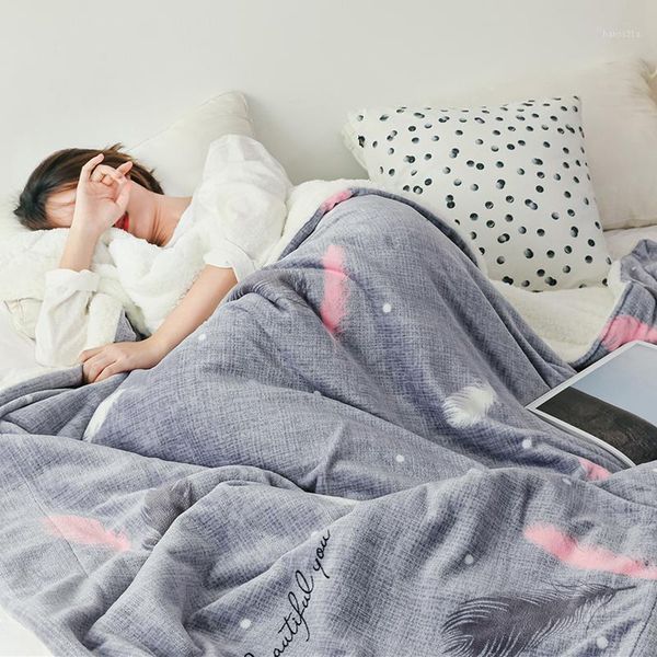 double-layer thick blanket quilt winter cashmere warm coral fleece blanket baby single double flannel1
double-layer thick blanket quilt winter cashmere warm coral fleece blanket baby single double flannel1