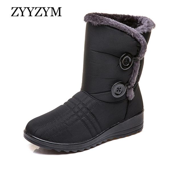 zyyzym women boots winter button snow boots waterproof cloth plush keep warm for women cotton shoes woman botas mujer, Black
zyyzym women boots winter button snow boots waterproof cloth plush keep warm for women cotton shoes woman botas mujer, Black