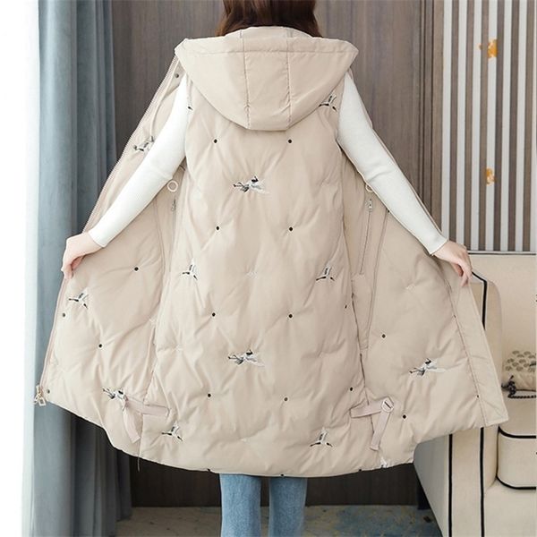 5xl plus size sleeveless long vests for women winter new oversized black jacket warm down coat female clothing for women 201214, Black;white
5xl plus size sleeveless long vests for women winter new oversized black jacket warm down coat female clothing for women 201214, Black;white