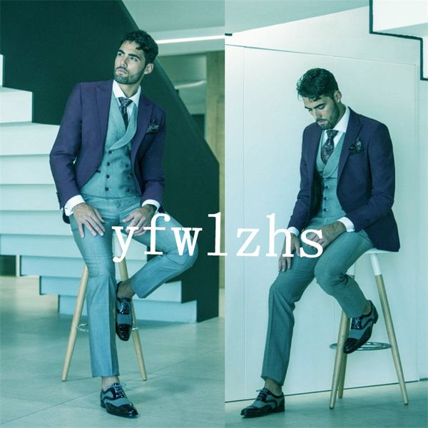 новый стиль one button красивый пик нагрудные groom tuxedos мужские костюмы свадебные / выпускной вечер / ужин шафер blazer (куртка + штаны, Black;gray
новый стиль one button красивый пик нагрудные groom tuxedos мужские костюмы свадебные / выпускной вечер / ужин шафер blazer (куртка + штаны, Black;gray