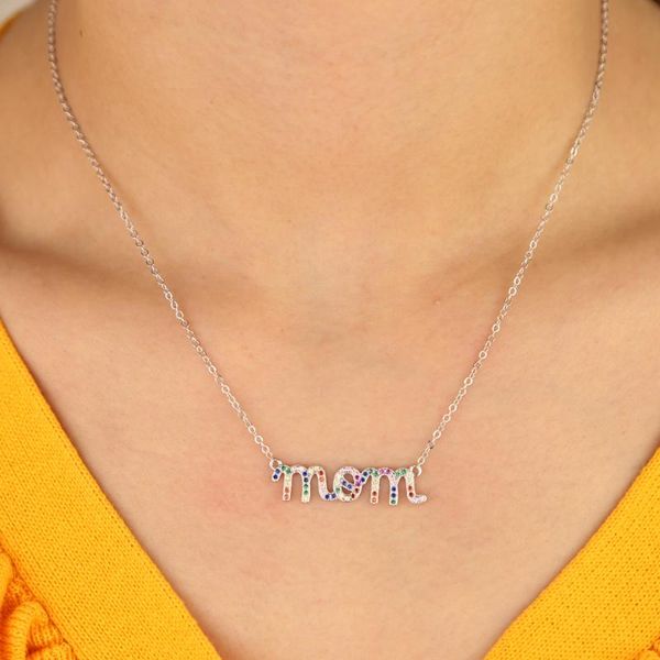 letter mom charm pendant necklaces 925 sterling silver gold filled rainbow colorful cz mom choker jewelry mother gift
letter mom charm pendant necklaces 925 sterling silver gold filled rainbow colorful cz mom choker jewelry mother gift
