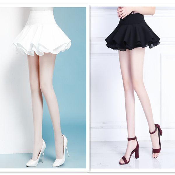 mini skirt solid color ice silk lotus leaf pendulum waist stretch pleated chiffon double womens jupe femme faldas japan t200712, Black
mini skirt solid color ice silk lotus leaf pendulum waist stretch pleated chiffon double womens jupe femme faldas japan t200712, Black