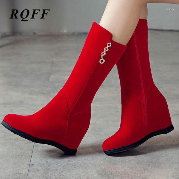 boots autumn winter mid calf height increasing women plus size 34-43 flock round toe rear zipper woman shoes for black red1
boots autumn winter mid calf height increasing women plus size 34-43 flock round toe rear zipper woman shoes for black red1