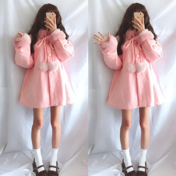 winter japanese retro sweet cute soft girl girl lolita long thick casual fashion temperament faux fur coat female1, Black
winter japanese retro sweet cute soft girl girl lolita long thick casual fashion temperament faux fur coat female1, Black
