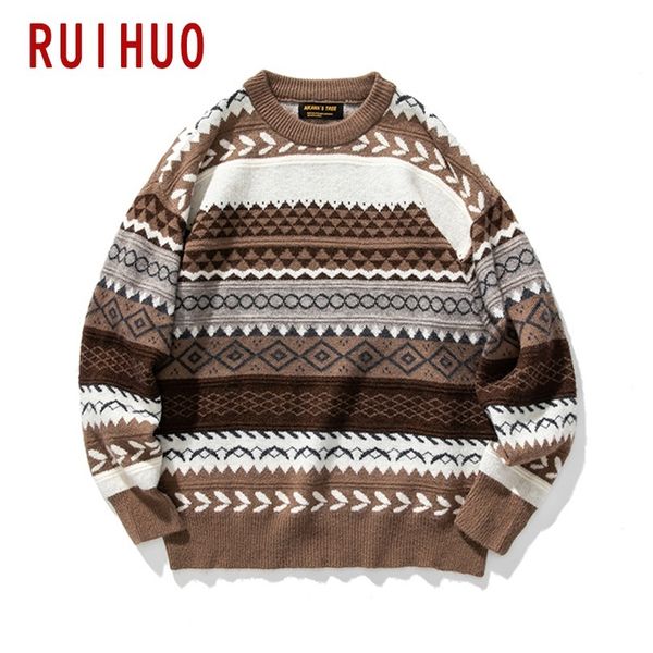 ruihuo autumn winter knitted striped vintage sweater men clothes pullover men sweater casual men's sweater knit -2xl 201203, White;black
ruihuo autumn winter knitted striped vintage sweater men clothes pullover men sweater casual men's sweater knit -2xl 201203, White;black