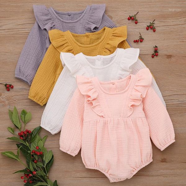 rompers 0-24m born infant baby girl clothes ruffle long sleeve rompr jumpsuit autumn linen solid outfit clothing romper ropa1, Blue
rompers 0-24m born infant baby girl clothes ruffle long sleeve rompr jumpsuit autumn linen solid outfit clothing romper ropa1, Blue