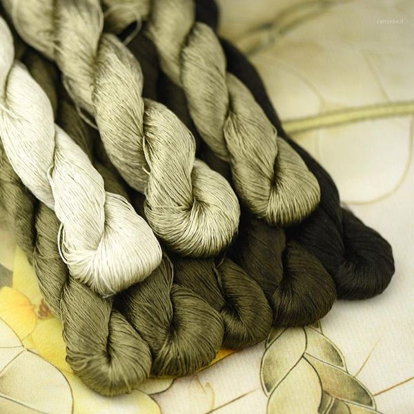 yarn 1pcs/400m silk embroidery thread / 100% /hand embroider cross stitch/brown green /8 pure colors1, Black;white
yarn 1pcs/400m silk embroidery thread / 100% /hand embroider cross stitch/brown green /8 pure colors1, Black;white