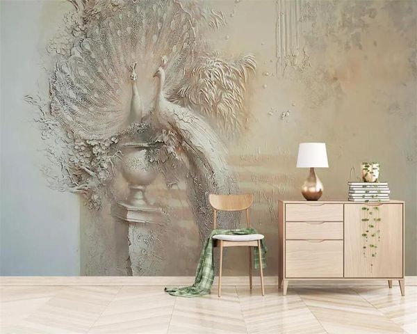diantu custom wallpaper european retro 3d embossed peacock background wall living room bedroom tv background 3d wallpaper
diantu custom wallpaper european retro 3d embossed peacock background wall living room bedroom tv background 3d wallpaper