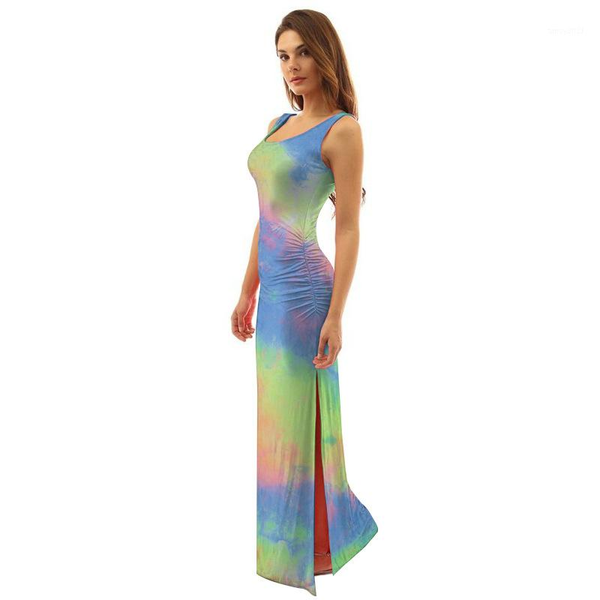 casual dresses printed slim split long dress women sleeveless hip lift pleated vestidos summer elegant tie-dye women1, Black;gray
casual dresses printed slim split long dress women sleeveless hip lift pleated vestidos summer elegant tie-dye women1, Black;gray