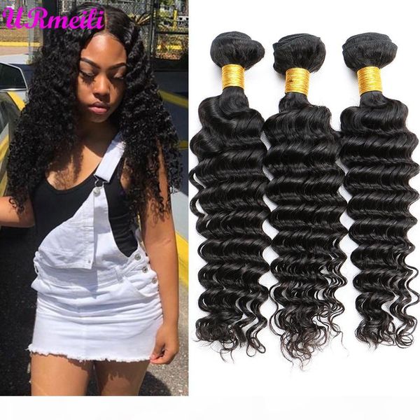 deep wave brazilian virgin hair weave bundles natural color remy human hair weaving 12-32inch 3 4 piece ing, Black
deep wave brazilian virgin hair weave bundles natural color remy human hair weaving 12-32inch 3 4 piece ing, Black