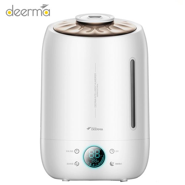 original deerma air humidifier ultrasonic fog 5l quiet aroma mist maker led touch screen timing function home water diffuser 1012 
original deerma air humidifier ultrasonic fog 5l quiet aroma mist maker led touch screen timing function home water diffuser 1012