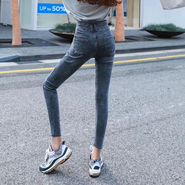zsrs women's nine points small feet fall 2020 new edition shows slim tight elastic line-up pencil pants high waist jeans, Blue
zsrs women's nine points small feet fall 2020 new edition shows slim tight elastic line-up pencil pants high waist jeans, Blue