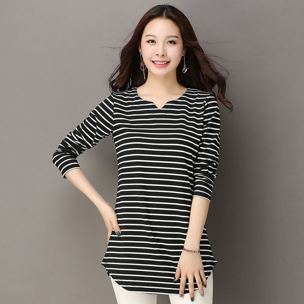 8sygu sleeve medium large women's new and long tstripe bottomed shirt loose v-neck long 2019 t-shirt for women is2ao, White
8sygu sleeve medium large women's new and long tstripe bottomed shirt loose v-neck long 2019 t-shirt for women is2ao, White