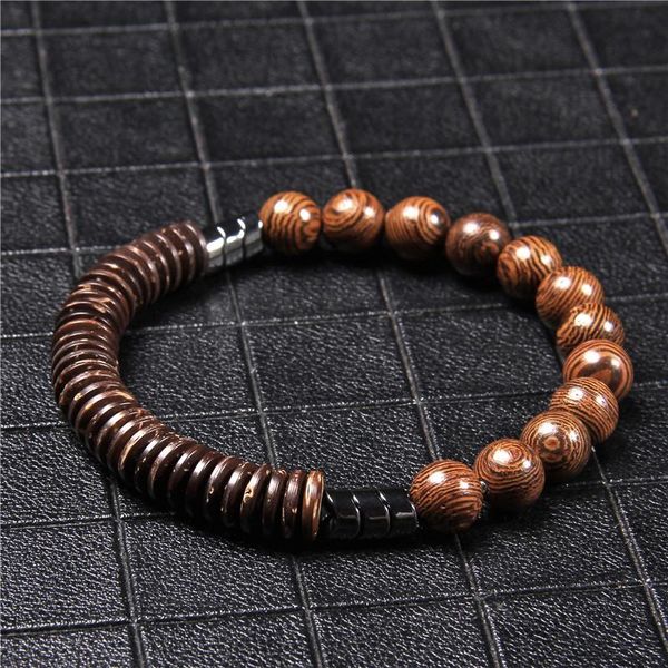 fashion antique men wooden bracelet natural hematite stone beads charm energy bracelet for women men bohemian jewelry hombre, Black
fashion antique men wooden bracelet natural hematite stone beads charm energy bracelet for women men bohemian jewelry hombre, Black