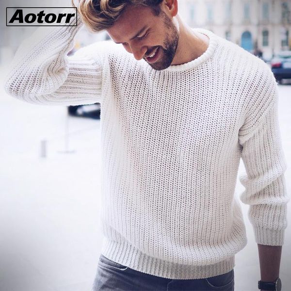 men's sweaters 2021 slim fit sweater men autumn o-neck knitted pullover casual solid color mens fashion brand clothes pull homme, White;black
men's sweaters 2021 slim fit sweater men autumn o-neck knitted pullover casual solid color mens fashion brand clothes pull homme, White;black