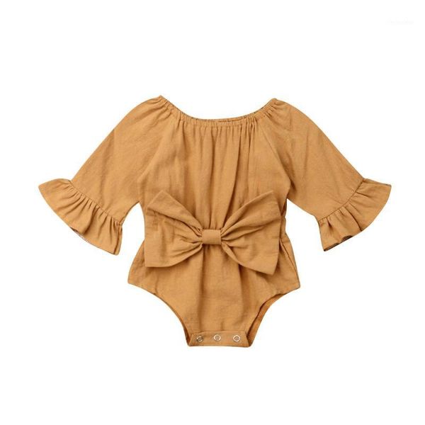 rompers infant baby girl clothes long sleeve flare bodysuit jumpsuit summer bow solid outfit1, Blue
rompers infant baby girl clothes long sleeve flare bodysuit jumpsuit summer bow solid outfit1, Blue