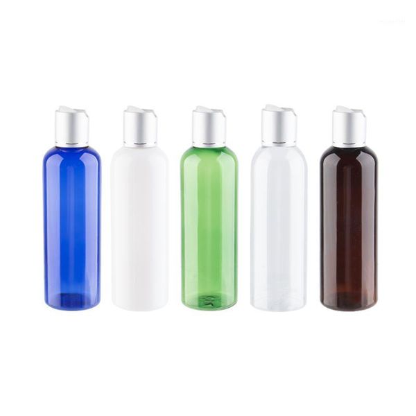 storage bottles & jars transparent amber plastic bottle with silver disc cap 200ml pet cosmetic containers for shower gel liquid soap facial
storage bottles & jars transparent amber plastic bottle with silver disc cap 200ml pet cosmetic containers for shower gel liquid soap facial