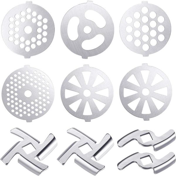 9 pcs meat grinder blades meat grinder plate discs stainless steel accessories for size 5 stand mixer and grin
9 pcs meat grinder blades meat grinder plate discs stainless steel accessories for size 5 stand mixer and grin