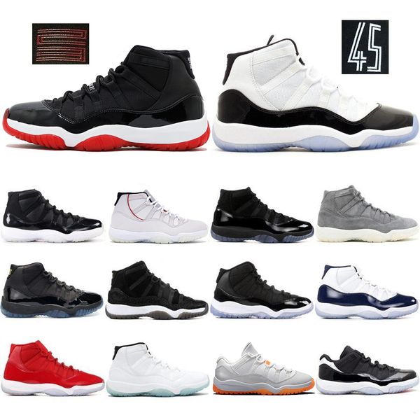 bred 11 mens basketball shoes concord platinum tint cap gown legend blue metallic silver mens trainer sports sneakers
bred 11 mens basketball shoes concord platinum tint cap gown legend blue metallic silver mens trainer sports sneakers