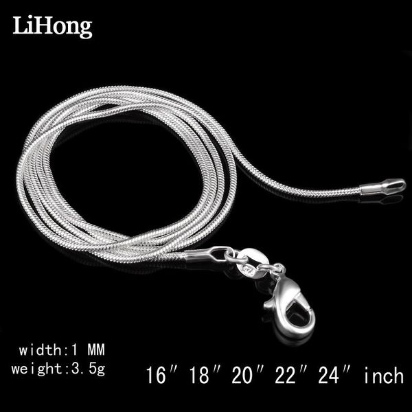 pendant necklaces wholesale price 925 sterling silver necklace fashion jewelry snake chain 1mm (16"18"20"22"24")
pendant necklaces wholesale price 925 sterling silver necklace fashion jewelry snake chain 1mm (16"18"20"22"24")
