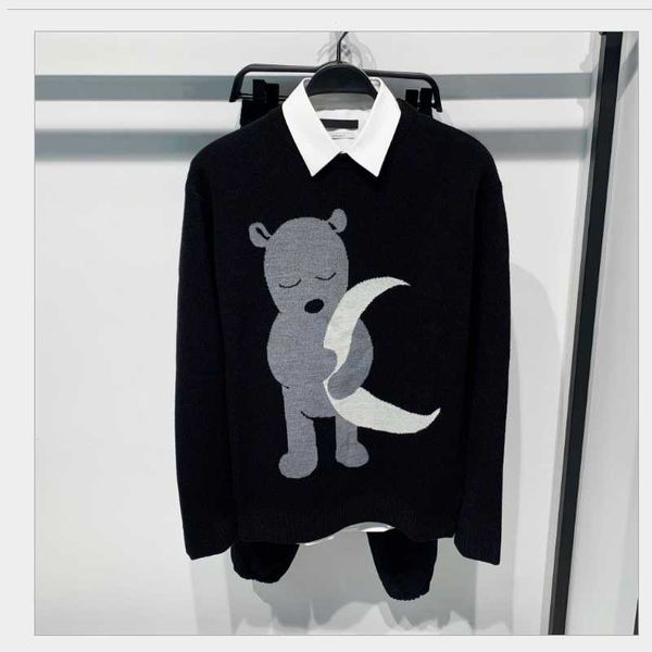 spring and autumn new men's clothing youth popular casual fashion warm knitted sweater bear hug the moon black, White;black
spring and autumn new men's clothing youth popular casual fashion warm knitted sweater bear hug the moon black, White;black