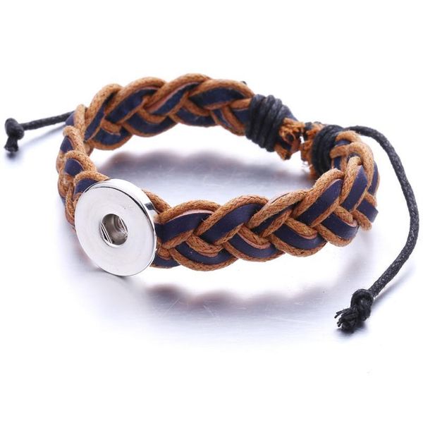 new fashion diy snap jewelry button bracelet wrap leather weave bracelet fit 18mm snap jewelry button snap jlldec, Golden;silver 
new fashion diy snap jewelry button bracelet wrap leather weave bracelet fit 18mm snap jewelry button snap jlldec, Golden;silver