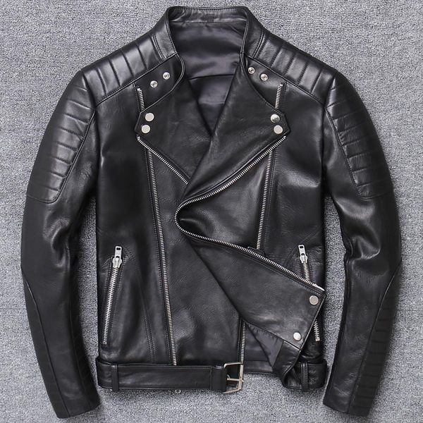 men's leather & faux oversized biker mens real jacket and coat us style plus size xxxl man's sheepskin coats automotive jacketa wi, Black
men's leather & faux oversized biker mens real jacket and coat us style plus size xxxl man's sheepskin coats automotive jacketa wi, Black