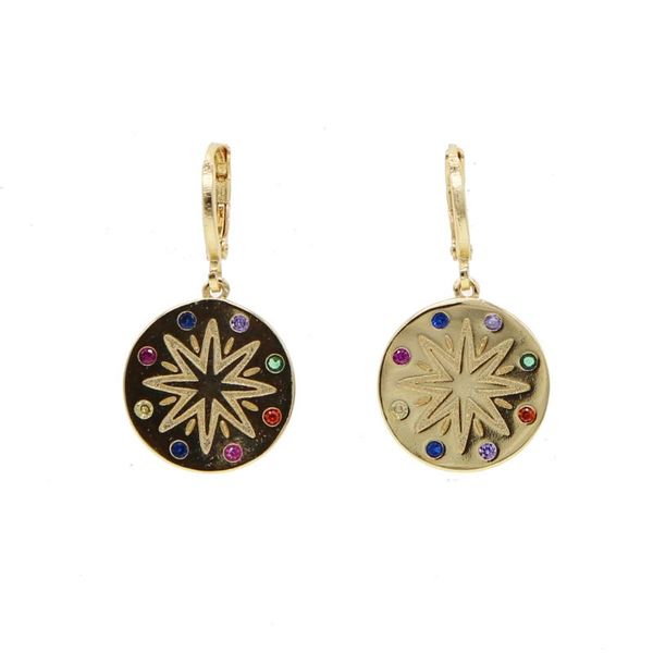 crystal north star dangle round earrings for women teen girls gold color asymmetrical cz fashion birthday gift friend, Silver
crystal north star dangle round earrings for women teen girls gold color asymmetrical cz fashion birthday gift friend, Silver