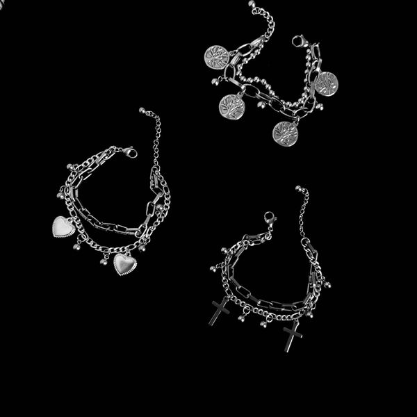 европа и америка double tree of love heart лива крест кулон браслет из нержавеющей стали браслетов для женщин мужчин sqcwpz dh_seller2010, Black;white 
европа и америка double tree of love heart лива крест кулон браслет из нержавеющей стали браслетов для женщин мужчин sqcwpz dh_seller2010, Black;white