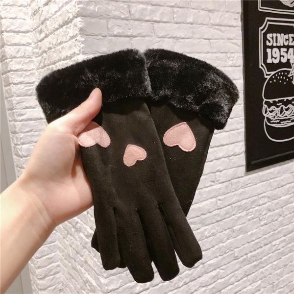 women winter warm touch screen plus cashmere thicken suede plush wrist windproof cute lovely heart embroidery cycling gloves, Blue;gray
women winter warm touch screen plus cashmere thicken suede plush wrist windproof cute lovely heart embroidery cycling gloves, Blue;gray